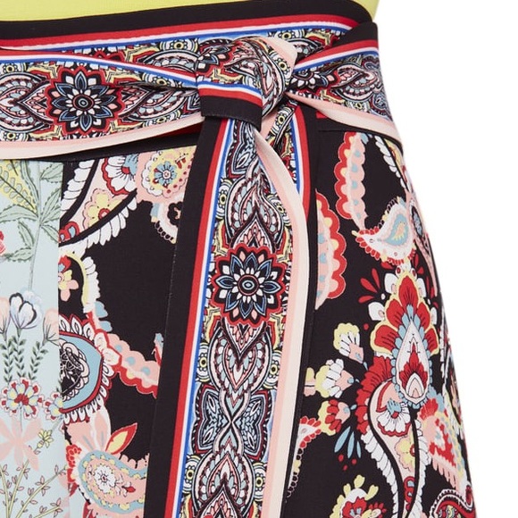 Alice + Olivia Soraya Floral Printed Pant Sz 12 - Picture 9 of 9